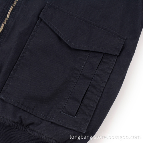 Custom Winter Thick Blue Men's Padded Jacket
